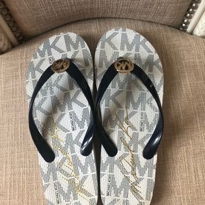 MK sandals! Worn once! Size 8